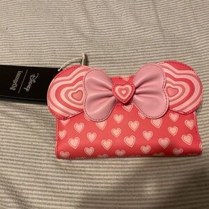 New Loungefly Valentines Minnie Wallet